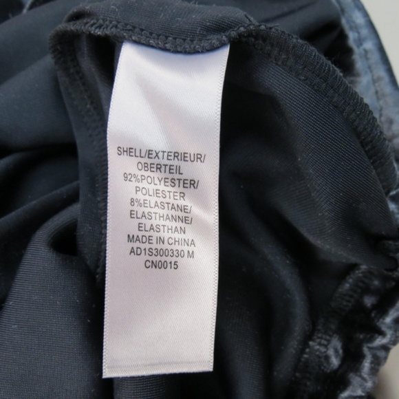 Adrianna Papell Small Gray Velour Long Sleeves Top - Picture 5 of 5